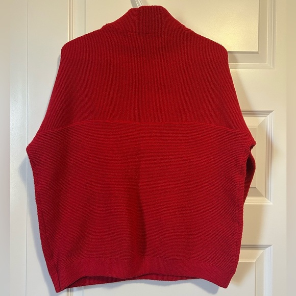 RDI Vibrant Red Drop Sweater Knit Sweater - Picture 6 of 8